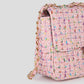 Luxe crossbody tas roze