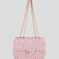 Luxe crossbody tas roze