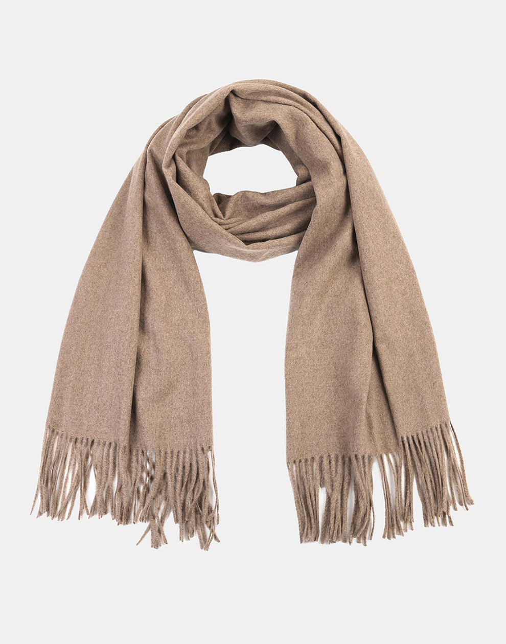 effen wintersjaal khaki