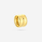Dubbele ring chunky goudkleurig