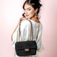 Luxe crossbody tas zwart