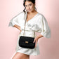 Luxe crossbody tas zwart