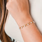 armband dubbel met parels