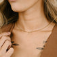 Initial ketting vintage S goudkleurig