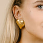 statement oorknop hart goudkleurig
