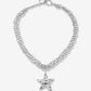 Ketting grote ster zilverkleurig