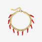 Schakelarmband rode pepers