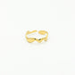 ring wikkel goudkleurig