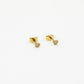 studs hartje zirkonia goudkleurig