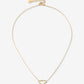 ketting vintage speels hartje goudkleurig