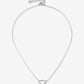 necklace vintage playful heart silver-colored