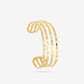 armband vintage bangle goudkleurig