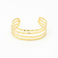 armband vintage bangle goudkleurig