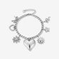 Bedelarmband mix bedels zilverkleurig