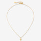 Ketting kruis goudkleurig