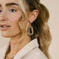 Champagne drop earrings