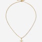 Ketting vintage kruisje goudkleurig