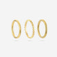 basic gold-colored ring set