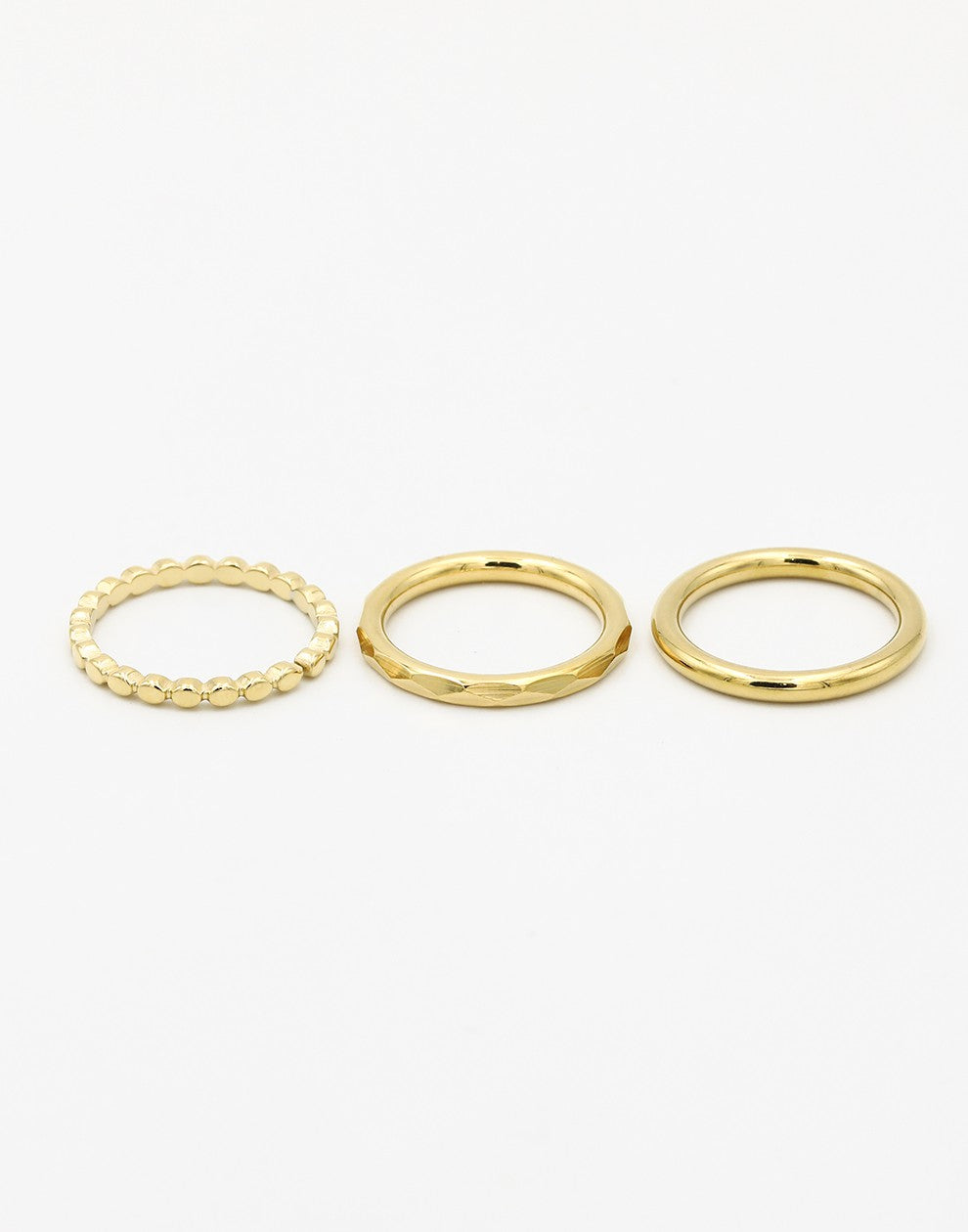 basic gold-colored ring set