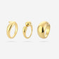 ringen set chunky gold