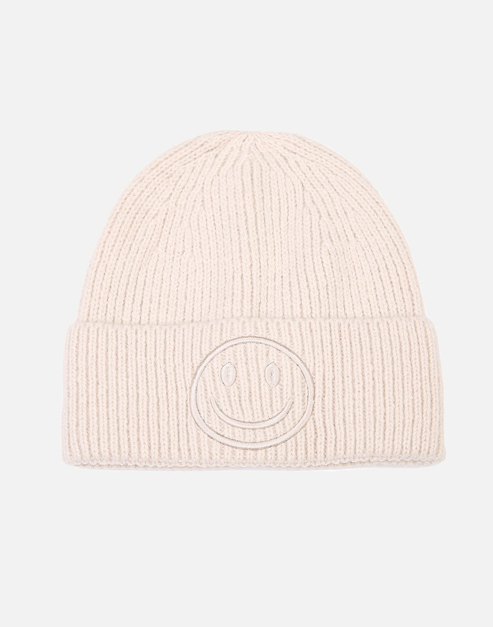 Smiley muts beige