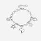 bedelarmband star love zilverkleurig