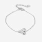 armband vintage hart zilverkleurig