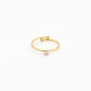 ring met steentje roze