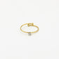 ring met steentje crystal