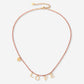 Tennis ketting love roze