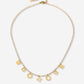tennis ketting met symbolen hangers