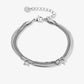 armband sterren zilverkleurig