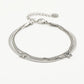 armband sterren zilverkleurig