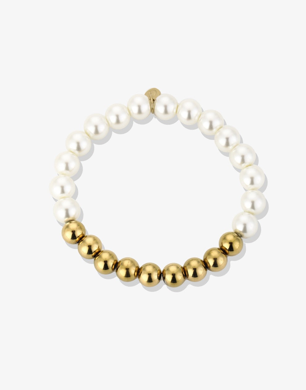 Bollen armband met parels