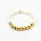 Bollen armband met parels
