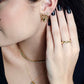 ring wikkel goudkleurig