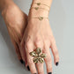 ring vintage bloem groot