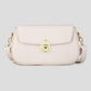 schoudertas beige met gesp