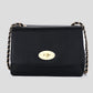 zwarte damestas crossbody met chain