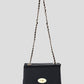 zwarte damestas crossbody met chain