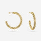 cobra hoop goudkleurig
