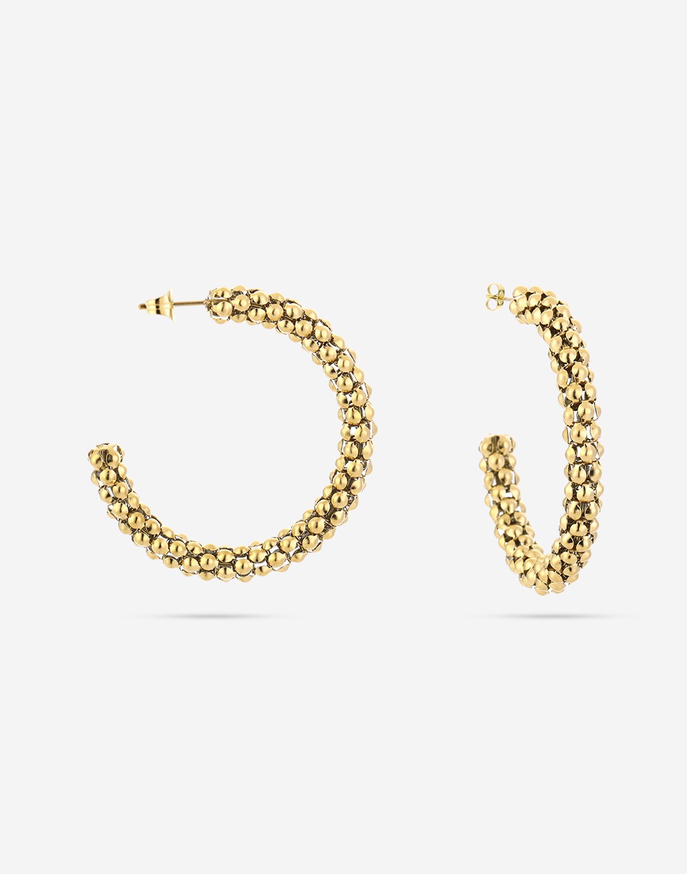 cobra hoop goudkleurig