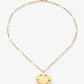 Parel ketting smiley hanger