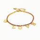 tennis armband pink love
