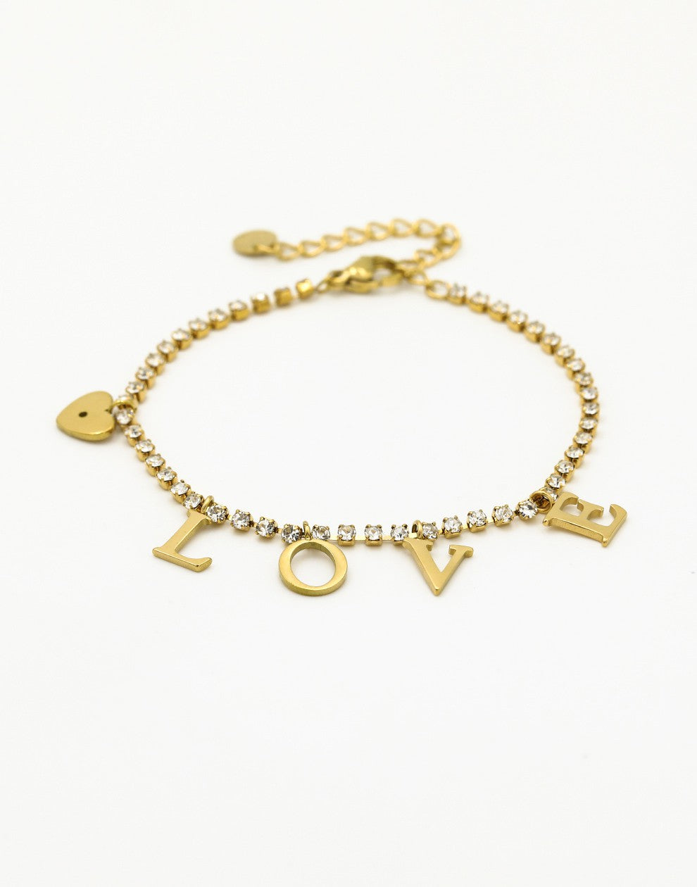 tennis armband crystal love