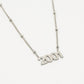Ketting jaartal 2001 zilverkleurig