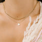 Fijne ovale schakelketting goudkleurig