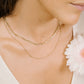 Schakelketting fijn basic goudkleurig