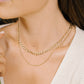 Schakelketting grof basis goudkleurig