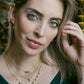 Ketting jaartal 1990 goudkleurig